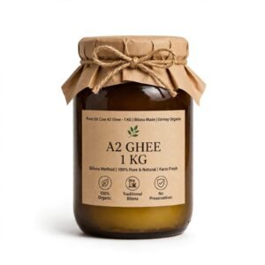Pure Gir Cow A2 Ghee - 1 KG | Bilona Made | Girmay Organic